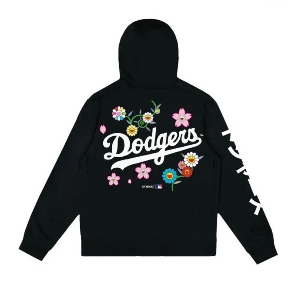 NWT Dodgers Takashi Murakami Unisex Hoodie – Size S (Black)